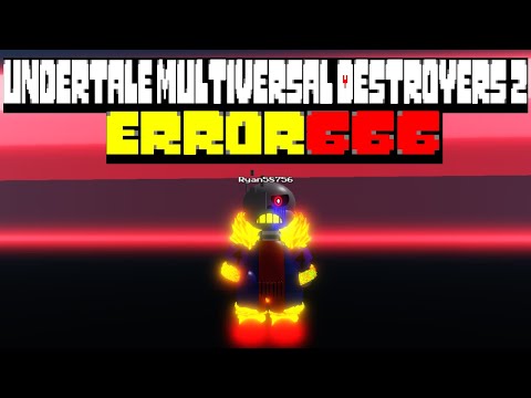 ERROR 666 Sans showcase [Undertale Multiversal Destroyers 2