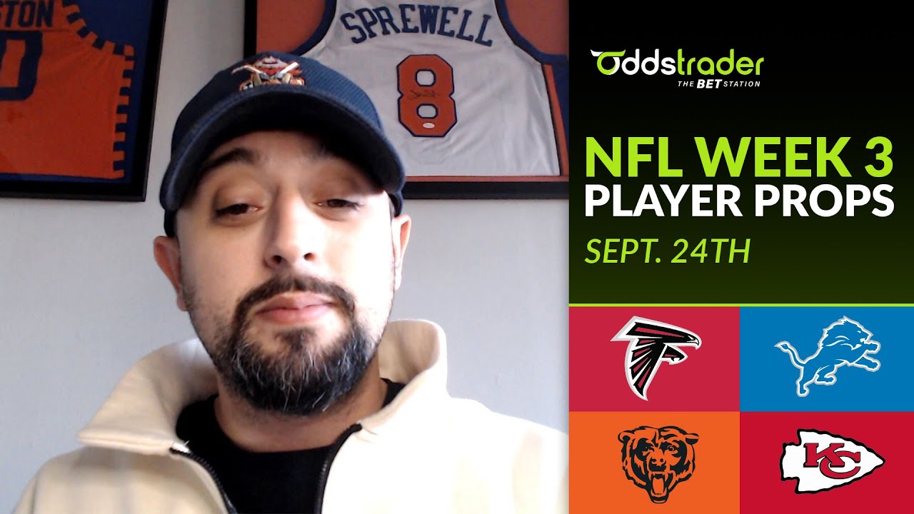 NFL Week 3 Player Props | Best Bets by Jefe Picks (Sep. 24th)