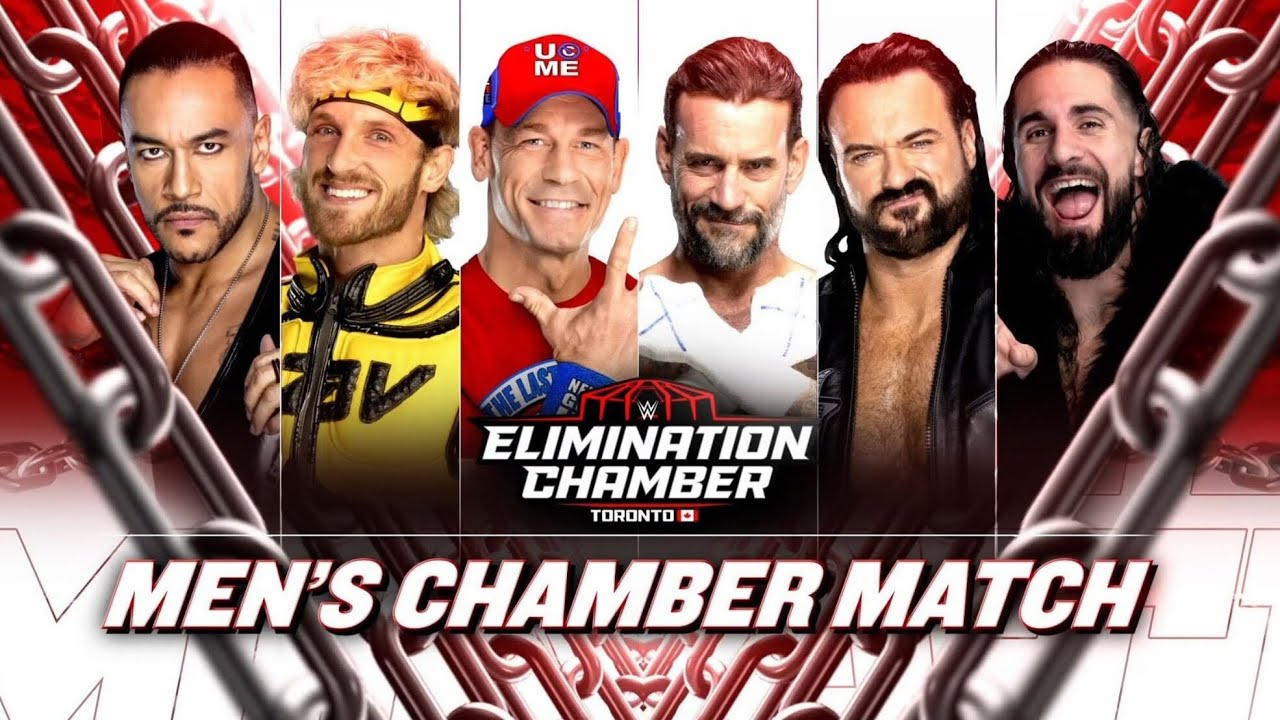 WWE Elimination Chamber 2025 Official Match card - YouTube