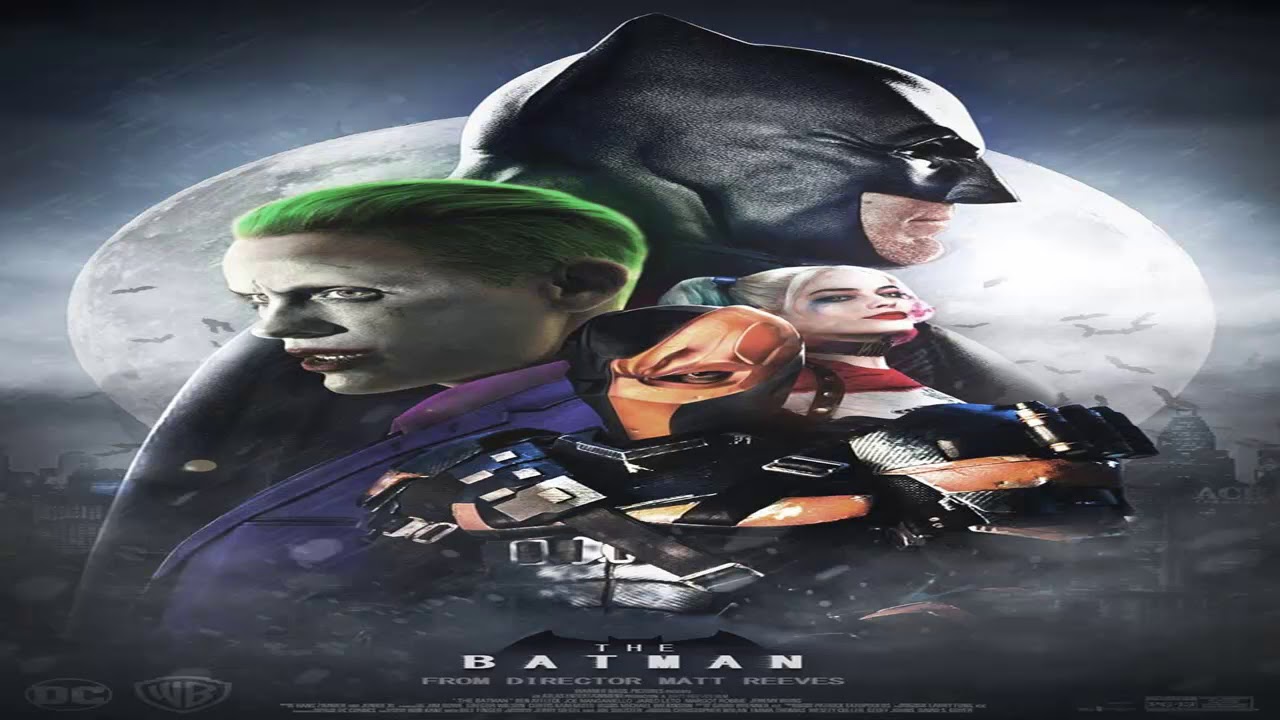 The Batman Fan-Made Poster Unites DCEU Joker, Harley & Deathstroke