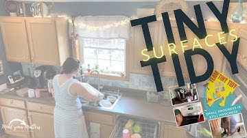 Tiny Tidy Tuesday: Scratching the Surfaces- Clearing Surfaces #teamtinytidy #clutterfree