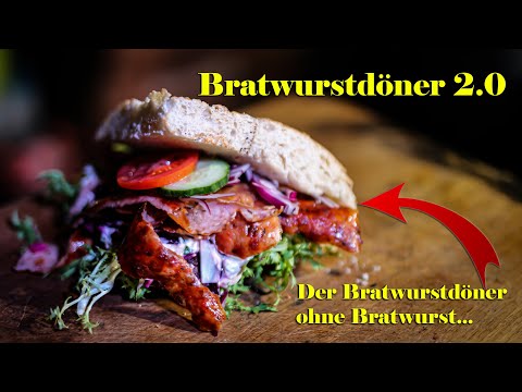 Der Bratwurstdöner 2.0 - Ein Bratwurstdöner OHNE Bratwurst / Döner einfach Zu Hause machen!