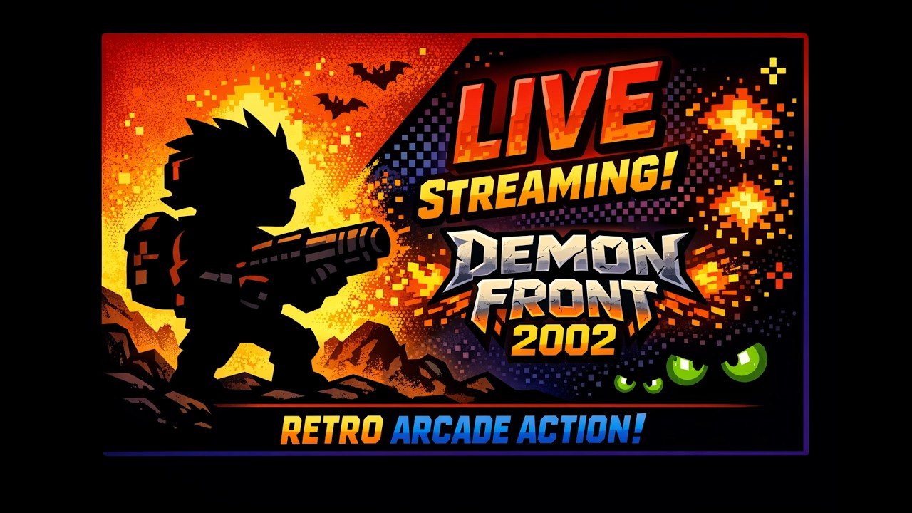 Demon Front (2002) Arcade | Full Gameplay LIVE | Classic Run & Gun Action