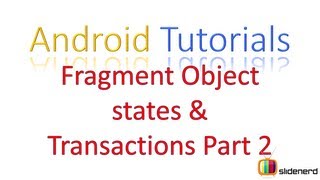 127 Android FragmentTransaction Part 2 |