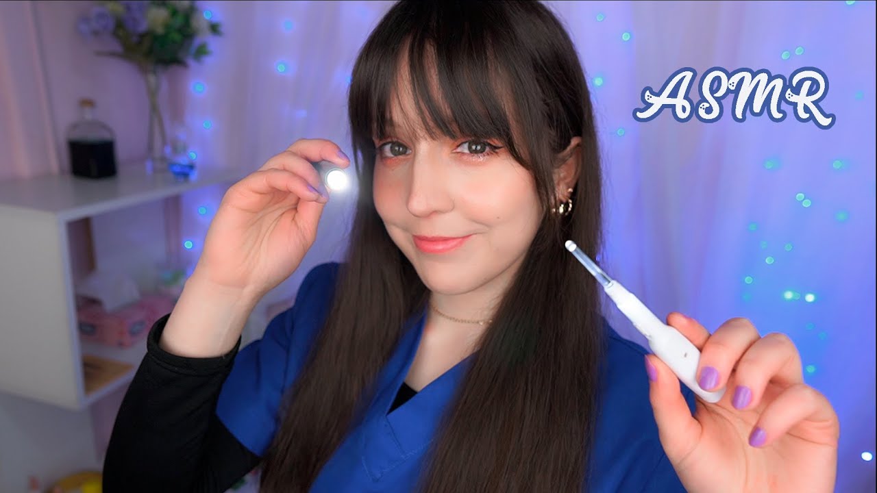 ⭐ASMR [Sub] Подробное обследование черепных нервов на испанском языке (тихая речь)