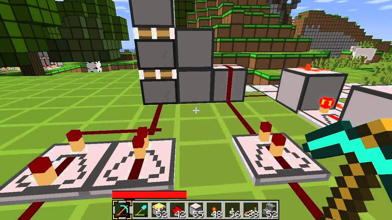 Simple Double Sticky Piston Vertical Stack YouTube