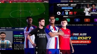 EFOOTBALL™ 2027 PPSSPP KOMO VALERI NO PW!!!! #fyp #ppsspp #psp 