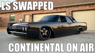 1962 Lincoln Continental  Complete Air Suspension Installation