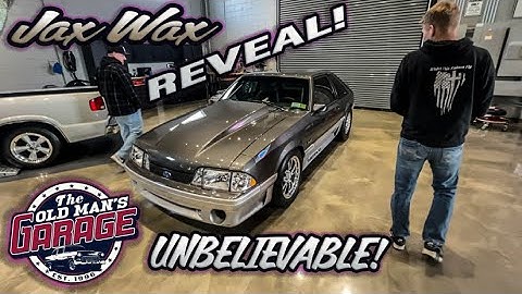 TOO NICE TO GIVE UP???  JAXWAX REVEALS MY MUSTANG!  INCREDIBLE TRANSFORMATION!!!