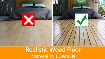 how to make Realistic wood material in Lumion