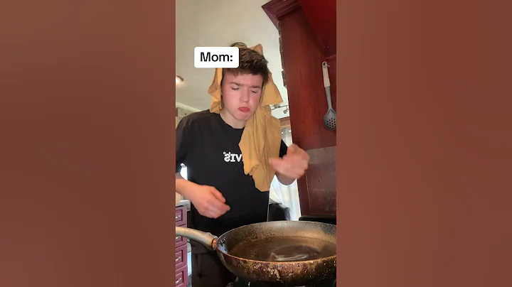 Me vs mom cooking with oil 💀.