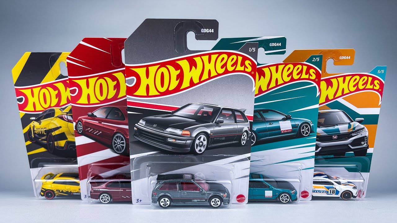 Hot Wheels HONDA CIVIC ANNIVERSARY 10台 Amazon.com: Hot Wheels 2022 Honda Civic Anniversary Set