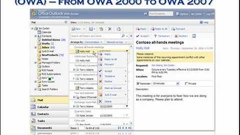 Exchange 2007 video review -- Outlook Web Access 2007