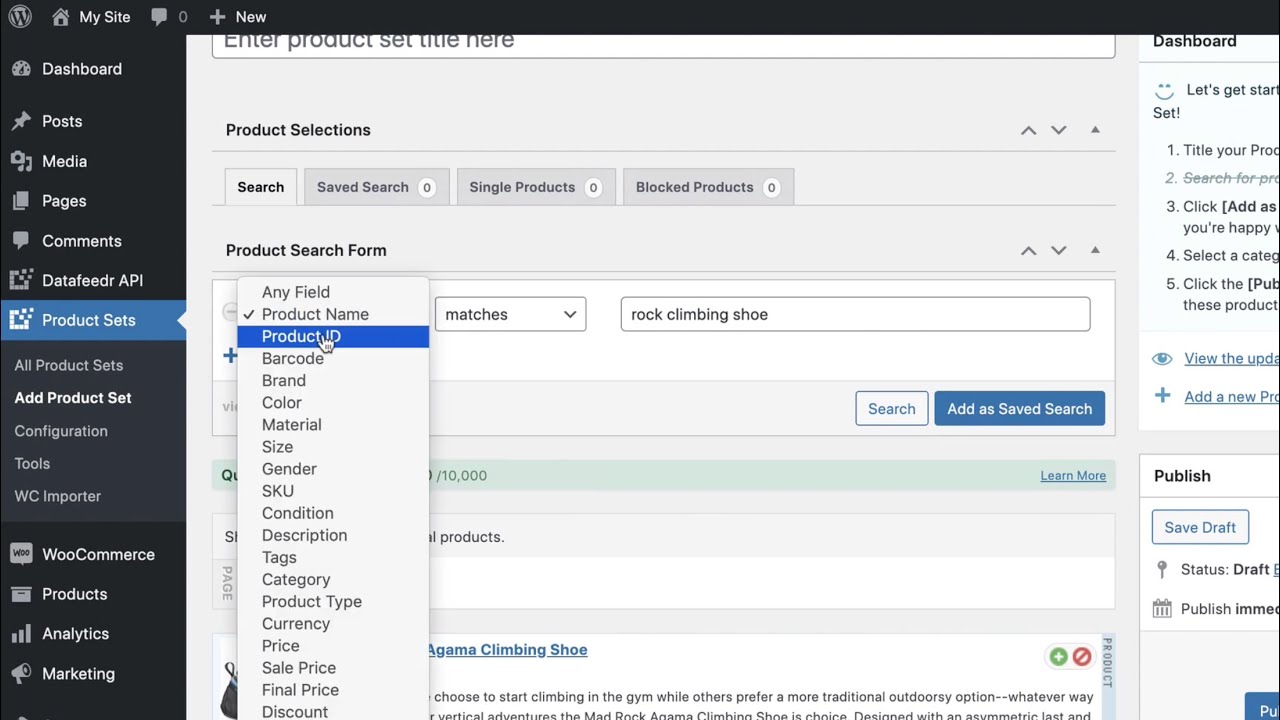 Available Search Fields and Filters - YouTube
