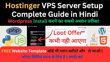 How To Buy and Setup Hostinger VPS | Hostinger VPS Setup Complete Details in Hindi