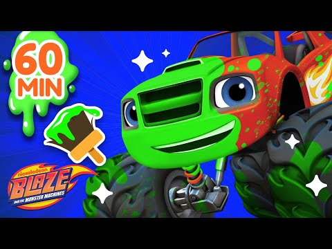 Blaze Makeover Machines Rescues & Adventures! | 1 Hour Compilation | Blaze and the Monster Machines