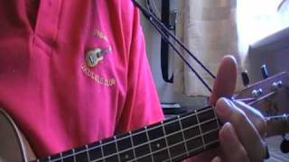 Video thumbnail of "As Time Goes By ukulele cover showing chords"