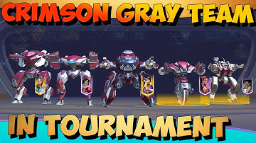 Mech Arena - Gameplay Walkthrough Part 239 - Crimson Gray Team in tournament🔥(iOS,Android)