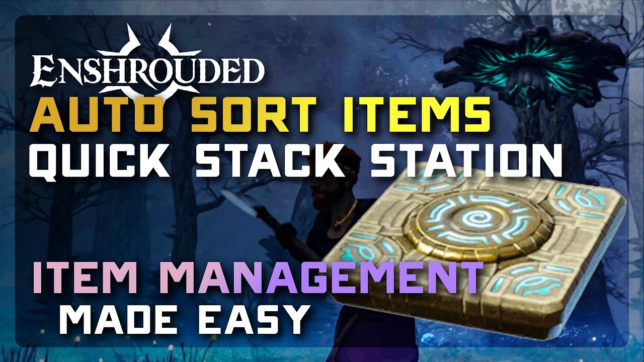 Auto Sort Your ENTIRE Inventory in Enshrouded 1.0! 📦 Quick Stack ...