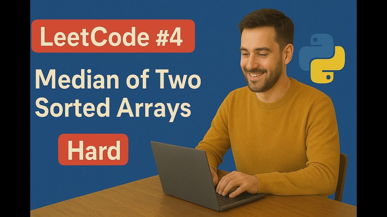 Leetcode 4 - Median of Two Sorted Arrays - Hard - YouTube