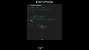 Swap Two Variables in Python | Python Examples | Python Coding Tutorial | Python Coding Interview