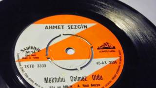 Ahmet Sezgin Izdırapla Inlerim , Mektubun Gelmez Oldu Plak Record 7