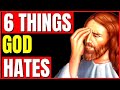 ❣️6 Things God Hate.... 💯Inspirational God's Message For Me Today l Grace For Purpose Prayers