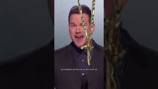 Chris Pratt went off script during award ceremony | The producers weren’t happy #shorts #trending
