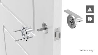 Installation Passage set door lever (PGE)