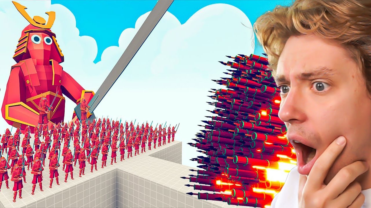 Reacting To 100 Samurais vs EVERY TABS gods