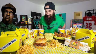 BIG SMOKE'S HUGE DRIVE-THRU ORDER CHALLENGE | THE CLUCKIN' BELL MEAL FROM GTA | BeardMeatsFood