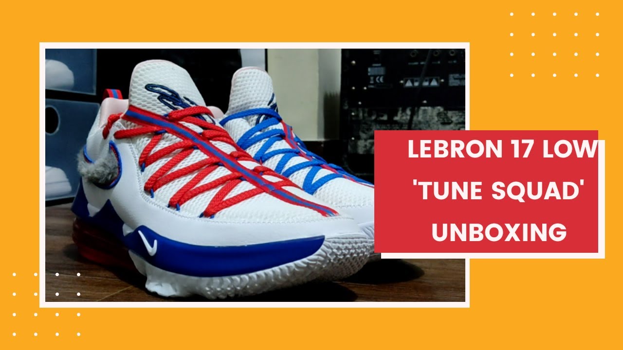 LeBron 17 Low 'Tune Squad' Unboxing - YouTube