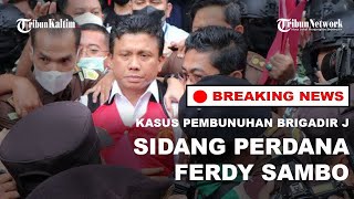  Breaking News   Pembacaan Dakwaan Ferdy Sambo Di Sidang Perdana Kasus Pembunuhan Brigadir J