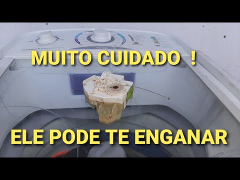 MÁQUINA DE LAVAR ELECTROLUX EMBOLANDO A ROUPA.