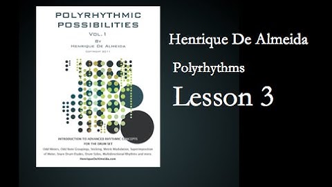 Polyrhythms Drum Set - Snare Drum Solo 1