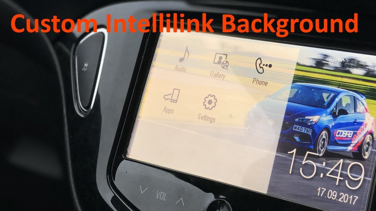 Intellilink Custom Desktop Background Vauxhall Corsa E All Intelilink Variants Youtube