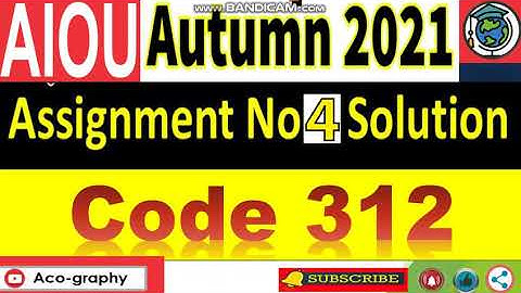 AIOU Code 312 Solved Assignment No.4 Autumn 2021 || Subject: Education || Level: FA/ I Com