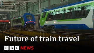 Inside Europes Trailblazing Hybrid Trains - Bbc News
