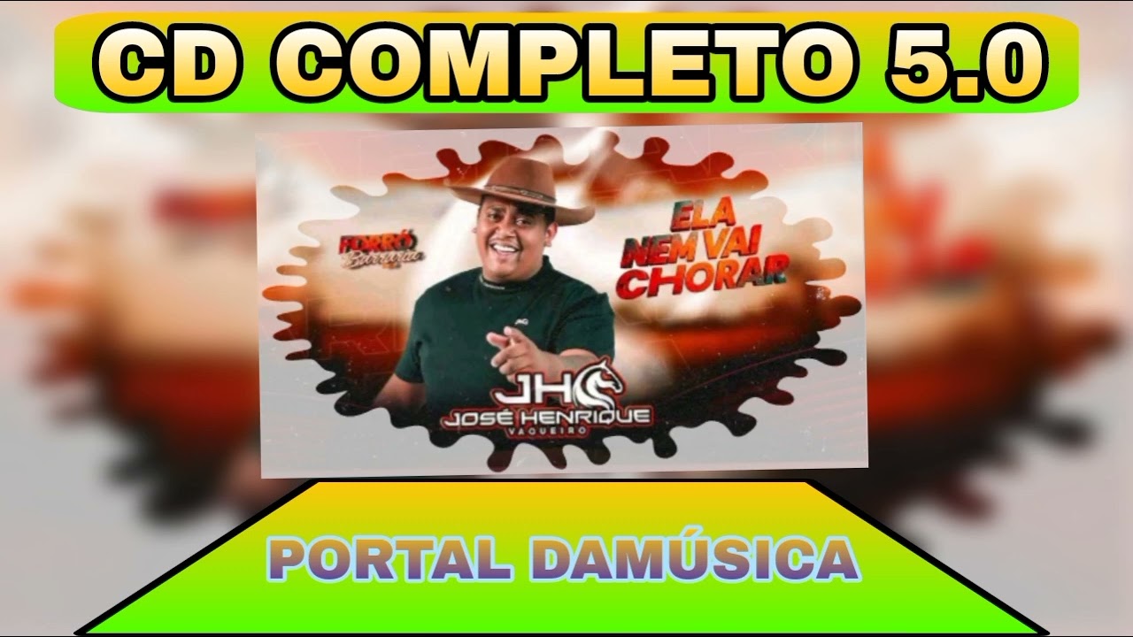 JOSÉ HENRIQUE VAQUEIRO EP NOVO REP.NOVO 2025 / CD COMPLETO 5.0