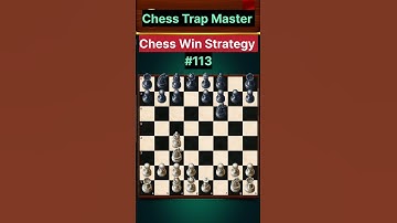 Chess win strategy #113 #shorts #chesstrapmaster #shorts #chessplay