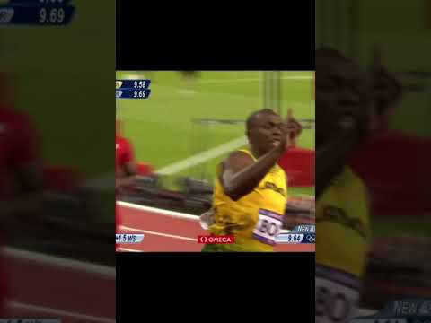 Le 100m d'Usain Bolt aux JO de 2012 #shorts #olympics #jo2024