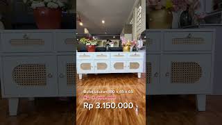 Buffet kayu aesthetic #buffet #livingroom #furniture #interiordesign #interior #sukabumi #kayujati