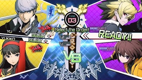 | BLAZBLUE CROSS TAG BATTLE | YU | YUKIKO  | VS | HYDE | LINNE | GAMEPLAY |