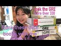 Rank these GRE Prep books with me | GRE study tips and books