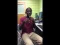 Nerdy kid spits hot fire dope freestyle