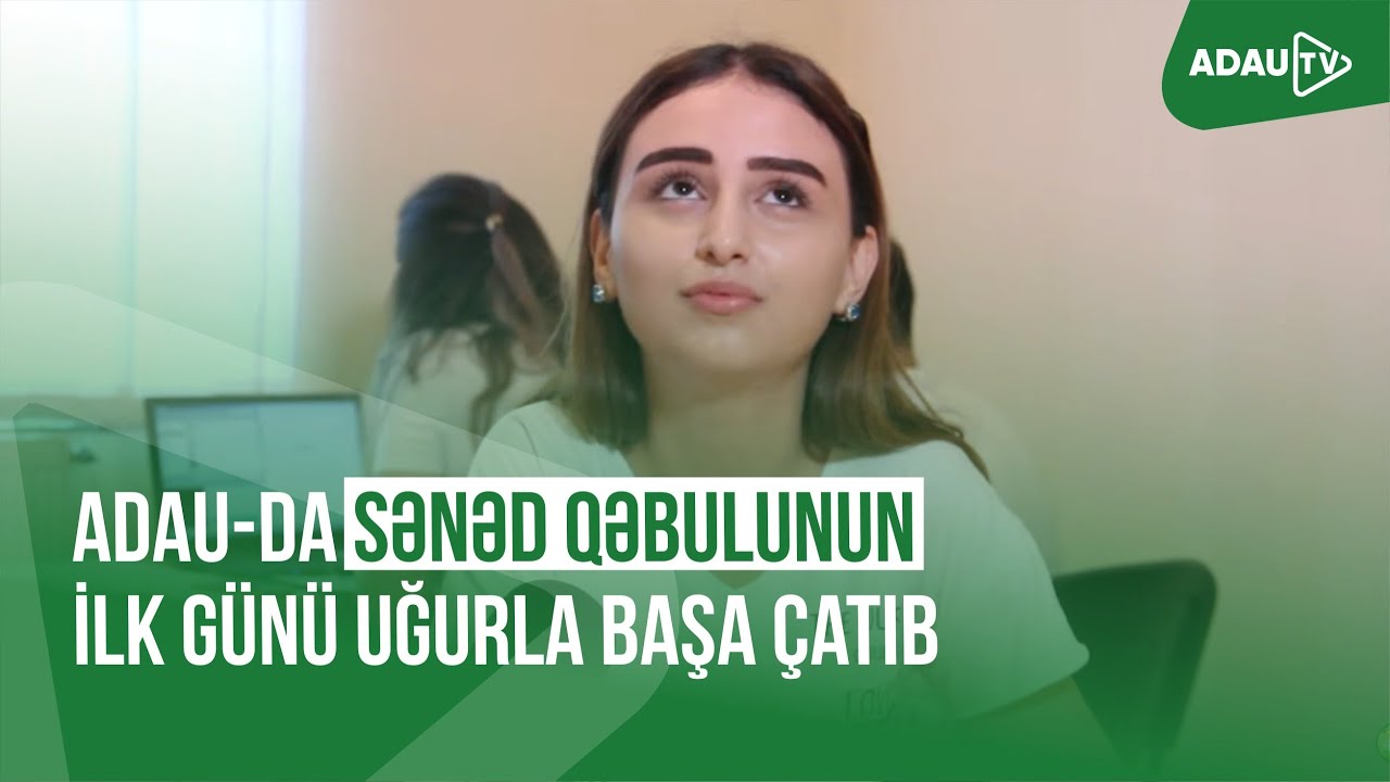 Azərbaycan Dövlət Aqrar Universitetində sənəd qəbulunun ilk günü uğurla başa çatıb :)