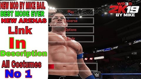 WR3D NEW MOD 2K19 || BY MIKE BAIL || LINK IN DESCRIPTION  ||