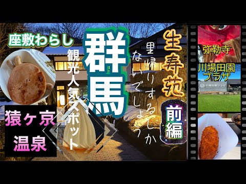 群馬県【幸福を望む人必見の宿】前編/生寿庵/2025年1月/夫婦旅/日本一の天狗の面/川場田園プラザ道の駅