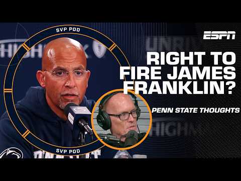 RIGHT DECISION? Scott Van Pelt reacts to Penn State FIRING James Franklin 😳 | SVPod