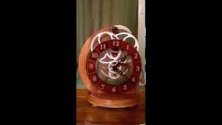 Toucan Clock: Wooden Gear Clock, designed by Clayton Boyer